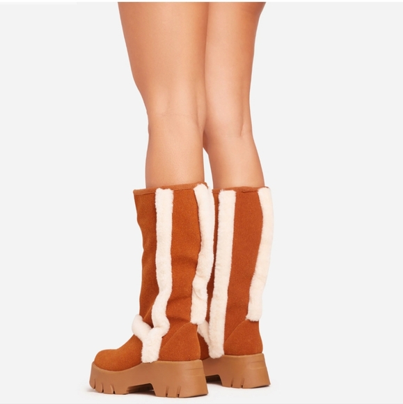 New! Ego Winter Boots - New with box. Wedge- Thick heel- - Picture 3 of 5